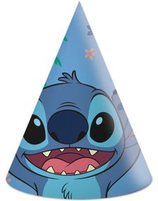 6 stk Partyhatter i Papp - Stitch og Angel