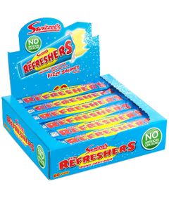 60 stk Swizzels Refreshers Chew Bar med Citronsmak 18 gram - Hel Låda