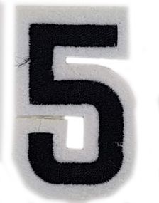 Talet 5 - 5 cm Strykmärke
