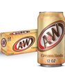12 st A&W Cream Soda - Hela Lådan 12x355 ml (USA Import)