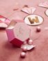 6 stk Rosa Små Diamantformede Gaveesker 10x12x11,5 cm - Blush Hen