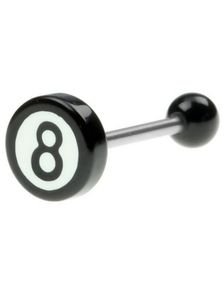 Eight Ball - Tungpiercing