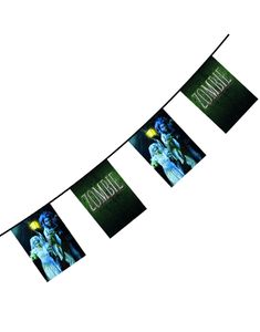 6 Meter Zombie Banner med Bilder
