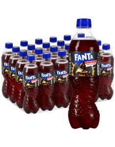 24 stk Fanta Crimson Cherry Flavour - Brus med Kirsebær- og Eplesmak - Hel Pakke 24x500 ml