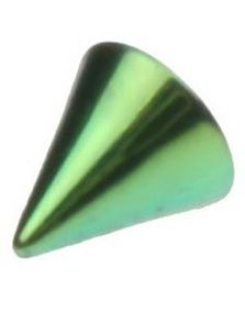5 mm Grön Spike (Titankula)