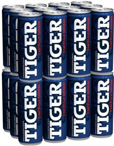 24 stk Tiger Energy Drink Classic - Energidrikk - Helt Brett 24x250 ml