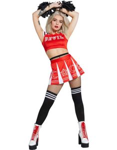 Devil Cheerleader - Komplett Cheerleader kostym för kvinnor