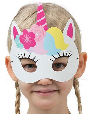 6 st Enhörning Ögonmasker för barn