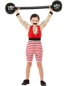 The Greatest Showman Inspirerad Strongman Dräkt till Barn